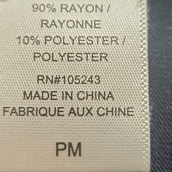 Bobeau Blue & White Short Sleeve Top - Picture 10 of 11